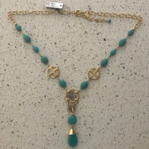 Chico’s Turquoise Antique Coin Y-Necklace